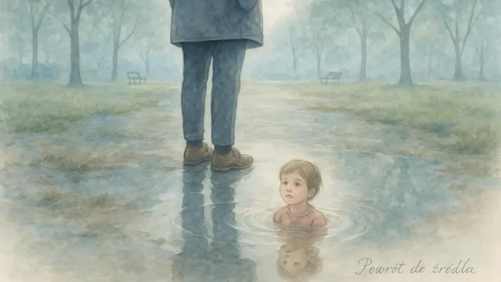 Ilustracja pokazująca powtarzające się schematy zachowań w relacjach, wynikające z doświadczeń z przeszłości