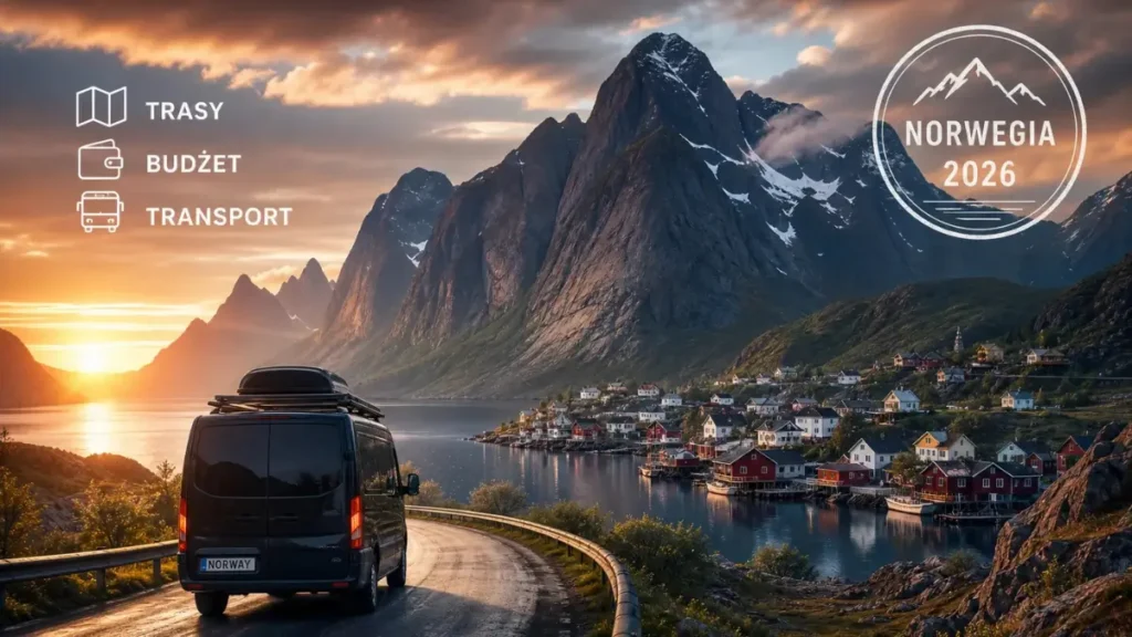 **ALT:** Norwegia na własną rękę – trasy, budżet i transport podczas podróży po Norwegii w 2026 roku.